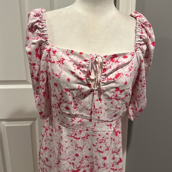 Brand new Open Edit Women's Pink and White Dress - Picture 3 of 9